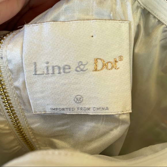 LINE & DOT | Anthro Silk Boho Strapless Mini Dress - Picture 8 of 9